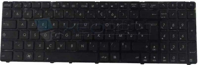 Clavier AZERTY Français Pour ASUS A52J - Neuf, Noir, Disposition Complète