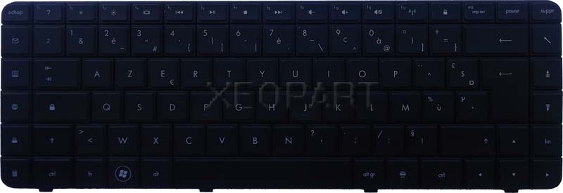 Clavier AZERTY Français Original Pour HP Compaq Presario CQ56-148SF - Noir Neuf