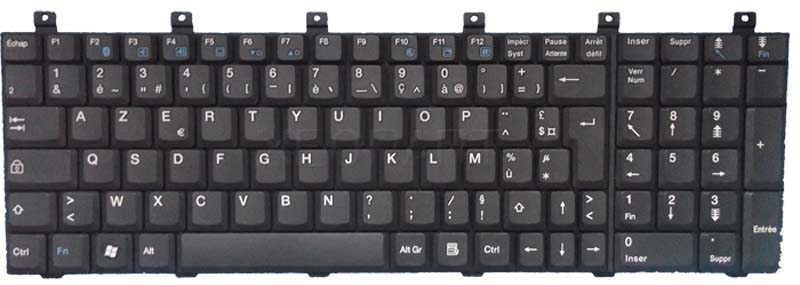 Clavier AZERTY Français Neuf Pour Packard Bell EasyNote SJ51 - Noir, Compatible