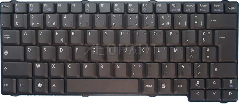 Clavier AZERTY Français Pour Packard Bell EasyNote MZ36-U-086 - Noir - Neuf Emballé - Clavier Complet De Remplacement
